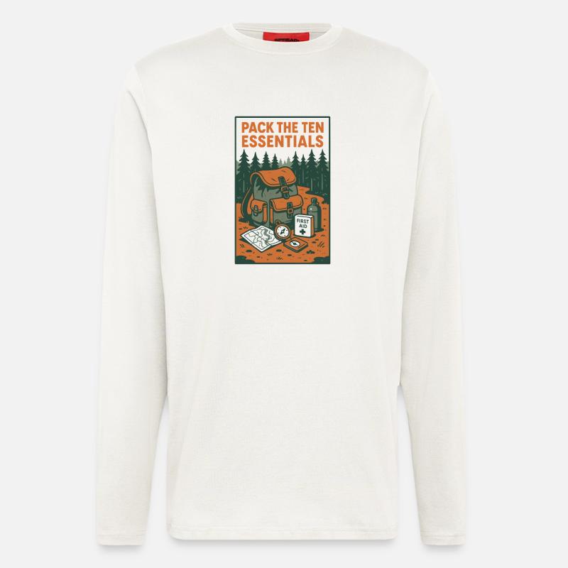 Ten Essentials | Scout Equipment - Longsleeve - made by SPREAD  - OFF WHITE
