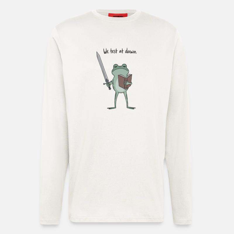 Dawn Duel Frog: Sword & Tome - Longsleeve - made by SPREAD  - OFF WHITE