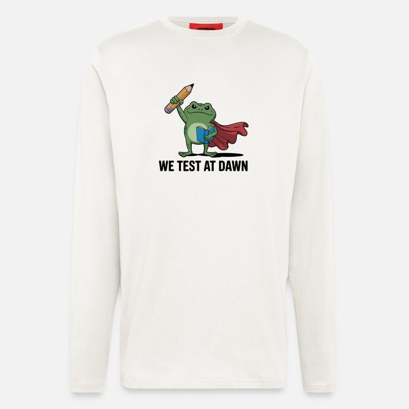 Dawn-Tested Frog Superhero - Longsleeve - made by SPREAD  - OFF WHITE