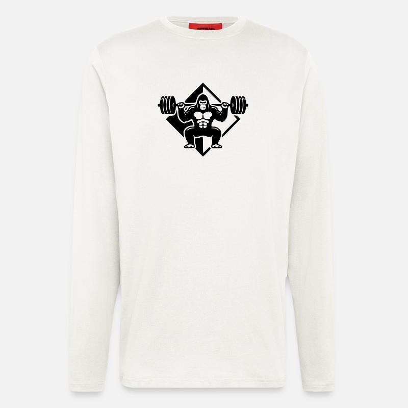 Gorilla - Longsleeve - made by SPREAD  - OFF WHITE