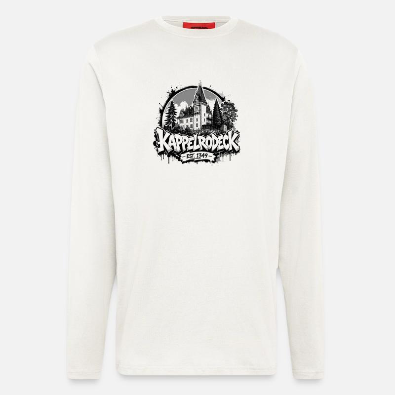 Kappelrodeck Schloss 1349 - Langarmshirt - made by SPREAD  - OFF WHITE