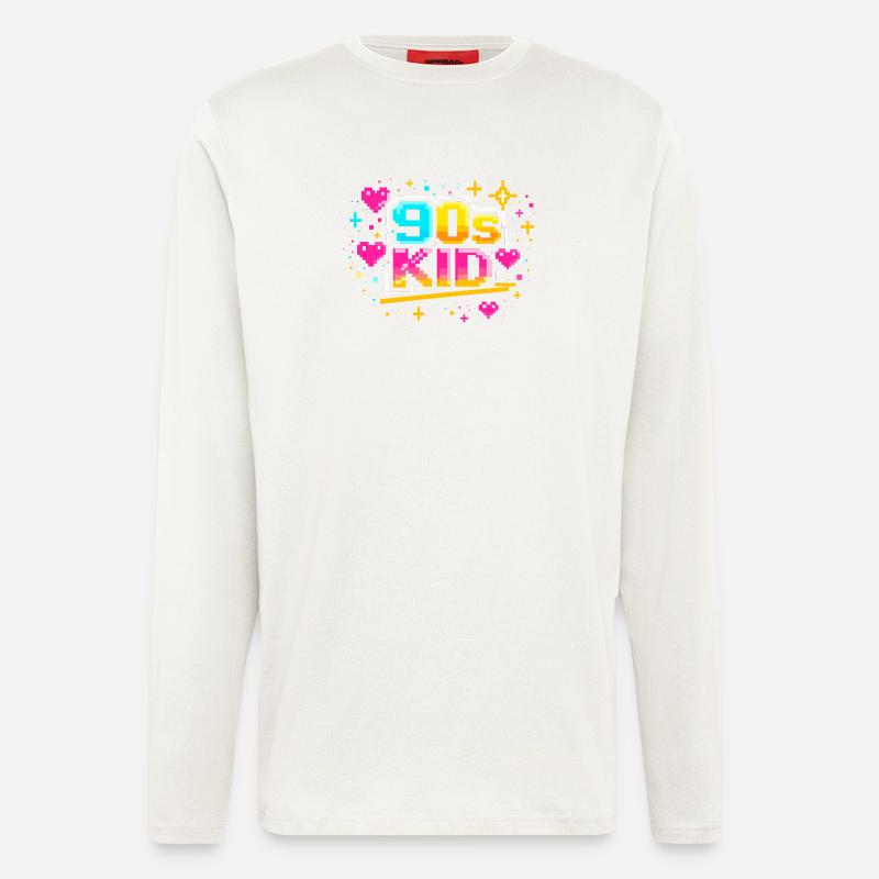 90s kid - Longsleeve - made by SPREAD  - OFF WHITE