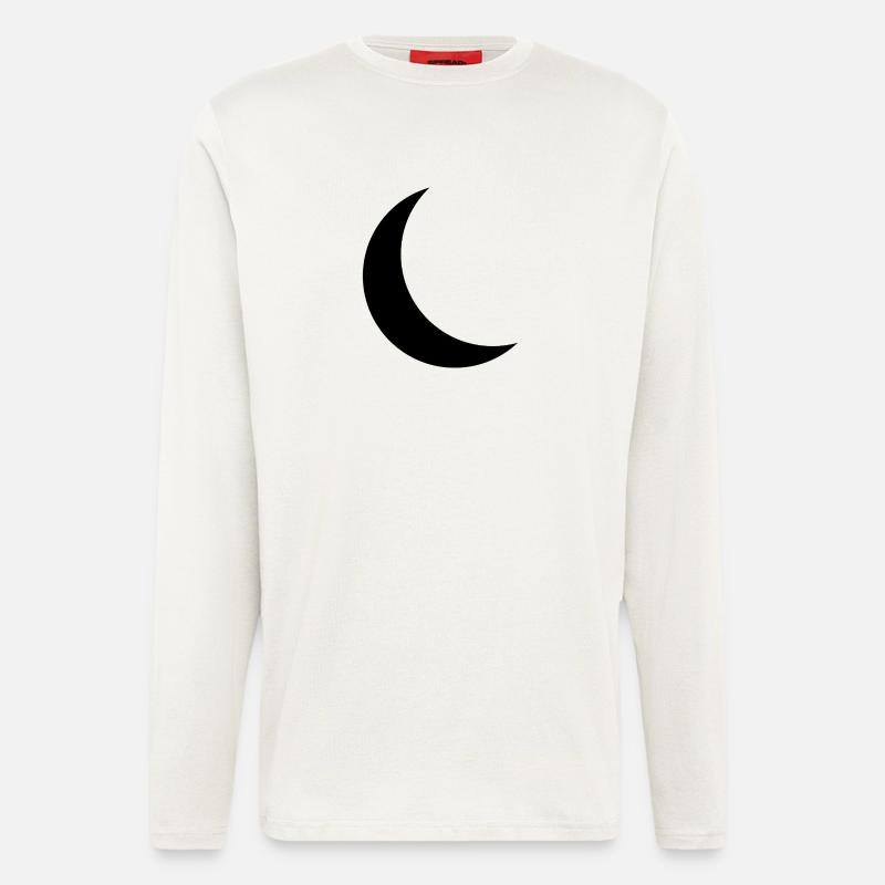 Crescent moon - Longsleeve - made by SPREAD  - OFF WHITE