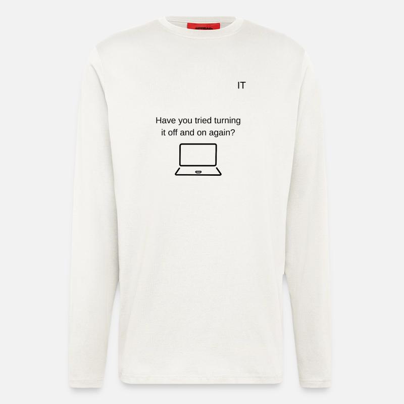 Technischer Support - Langarmshirt - made by SPREAD - OFF WHITE
