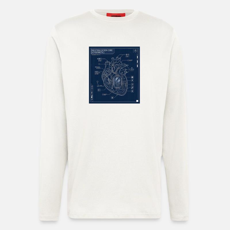Cybernetic - Longsleeve - made by SPREAD  - OFF WHITE