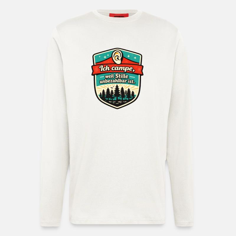 Wohnmobil Herzschlag Camper - Langarmshirt - made by SPREAD  - OFF WHITE