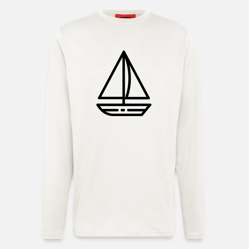 sailing ship - Longsleeve - made by SPREAD  - OFF WHITE