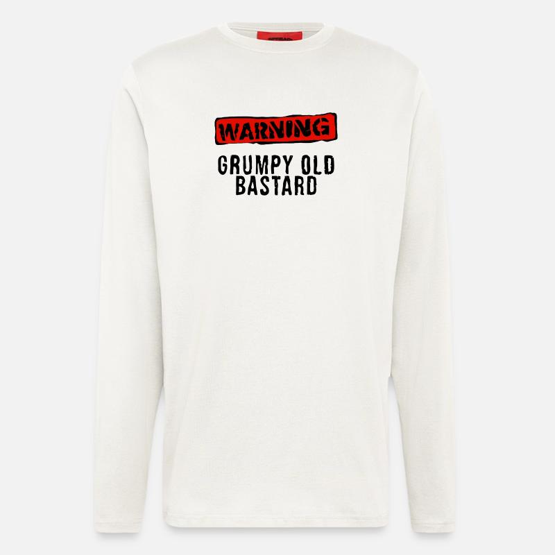 Warning Stamp Red - Longsleeve - made by SPREAD  - OFF WHITE
