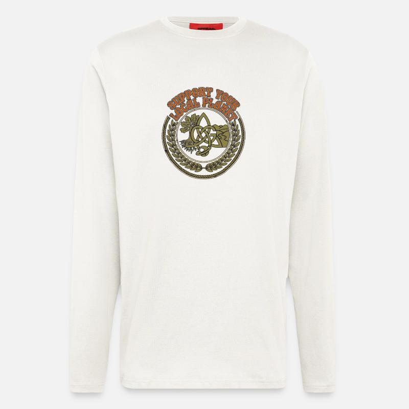 Support Your Local Planet - Longsleeve - made by SPREAD - OFF WHITE