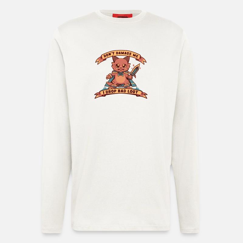 I Drop Bad Loot - Longsleeve - made by SPREAD  - OFF WHITE