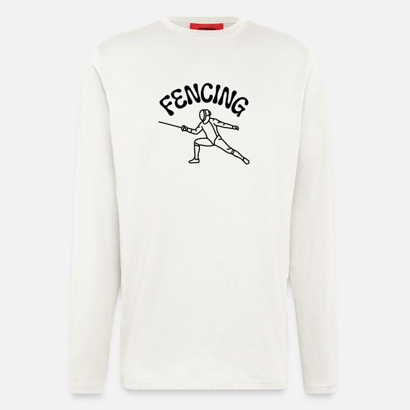 Fechten - Langarmshirt - made by SPREAD - OFF WHITE