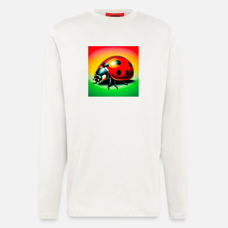 Marienkäfer - Langarmshirt - made by SPREAD  - OFF WHITE