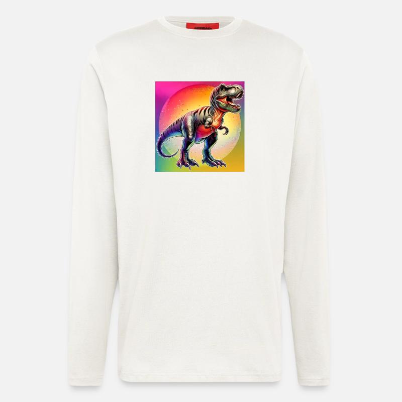 Dinosaurier - Langarmshirt - made by SPREAD  - OFF WHITE