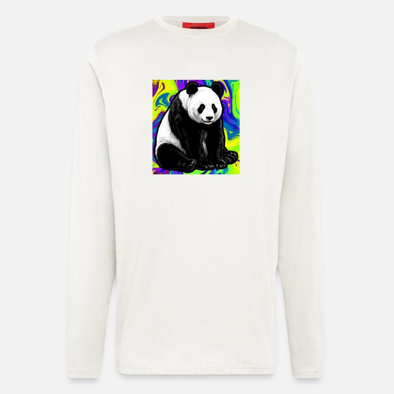 Panda - Langarmshirt - made by SPREAD - OFF WHITE
