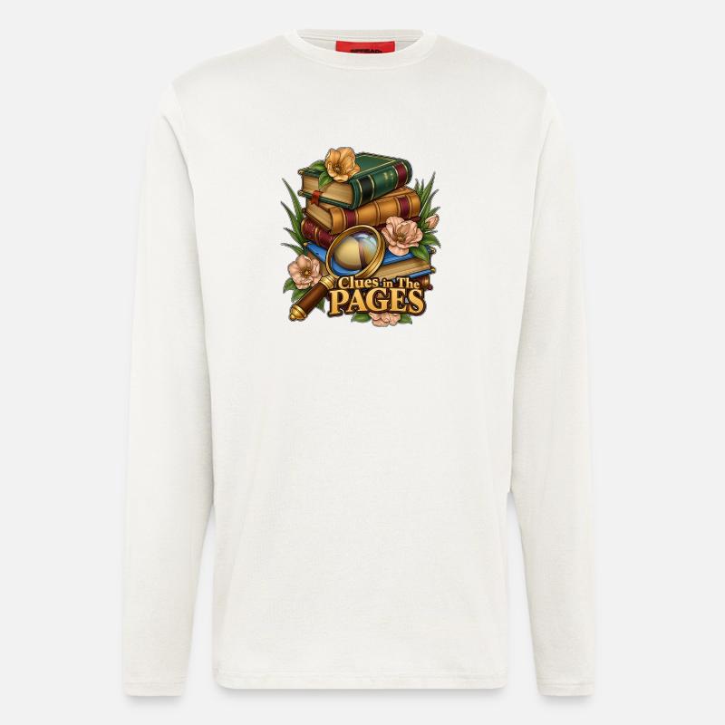 Hinweise auf den Seiten - Langarmshirt - made by SPREAD - OFF WHITE