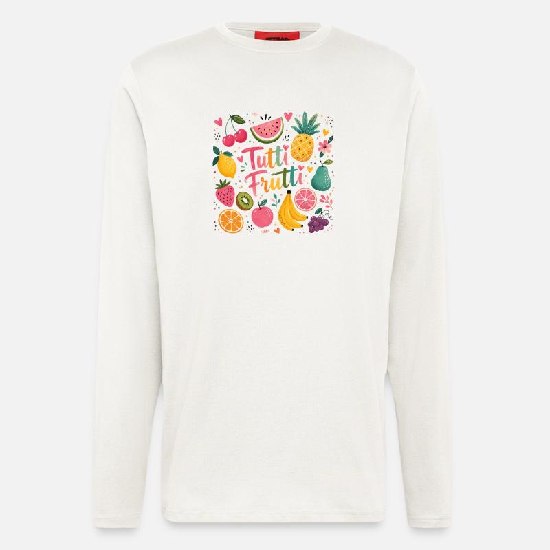 Tutti Frutti Farbexplosion - Langarmshirt - made by SPREAD  - OFF WHITE
