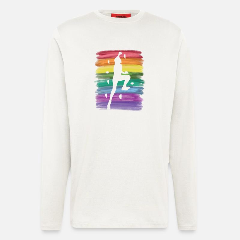 Boulderer Boulder Bouldern - Langarmshirt - made by SPREAD - OFF WHITE