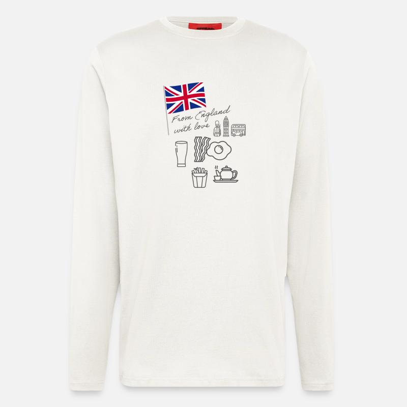 EXANGLIA - Longsleeve - made by SPREAD - OFF WHITE
