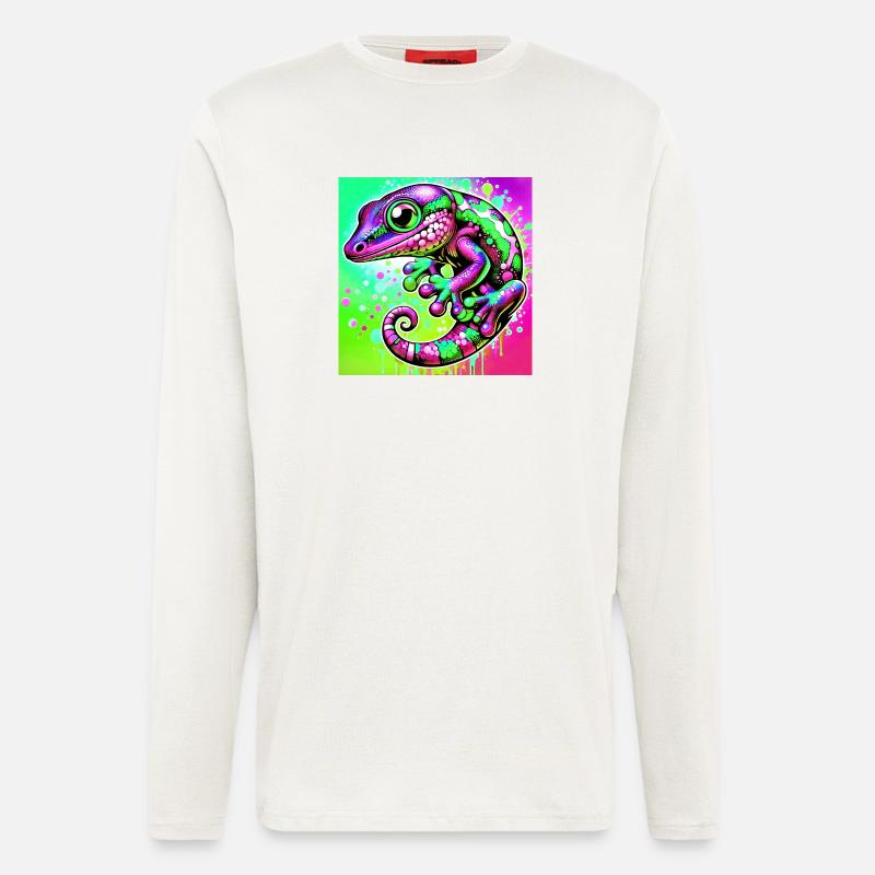 Gecko - Longsleeve - made by SPREAD  - OFF WHITE