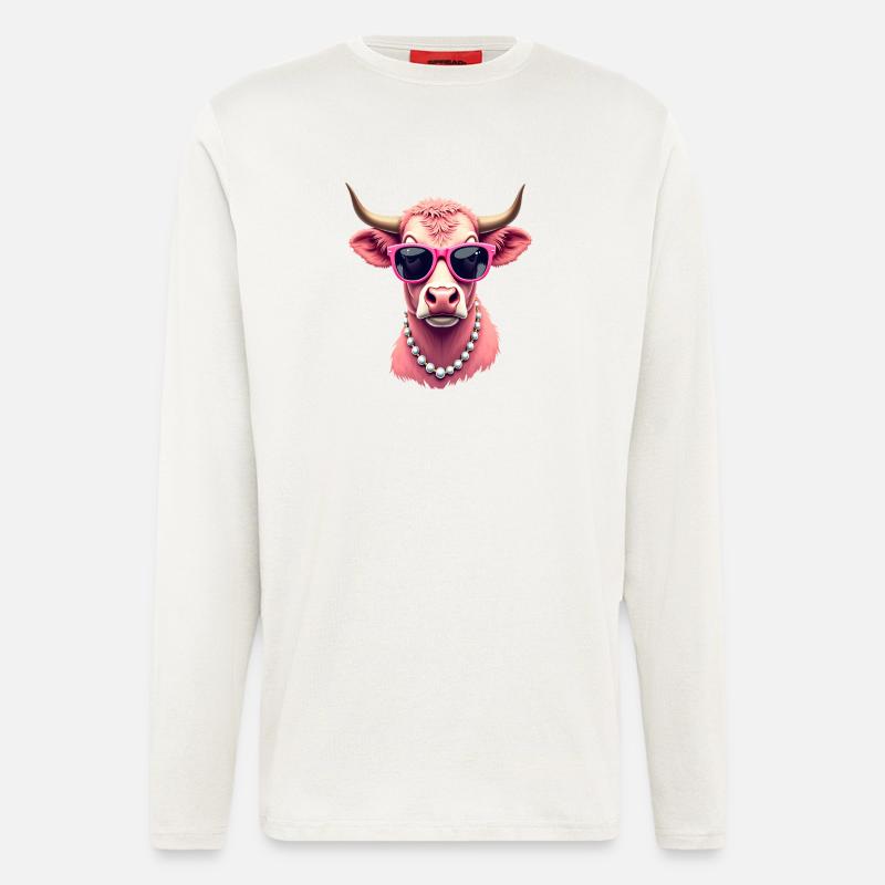 Cow - Longsleeve - made by SPREAD  - OFF WHITE