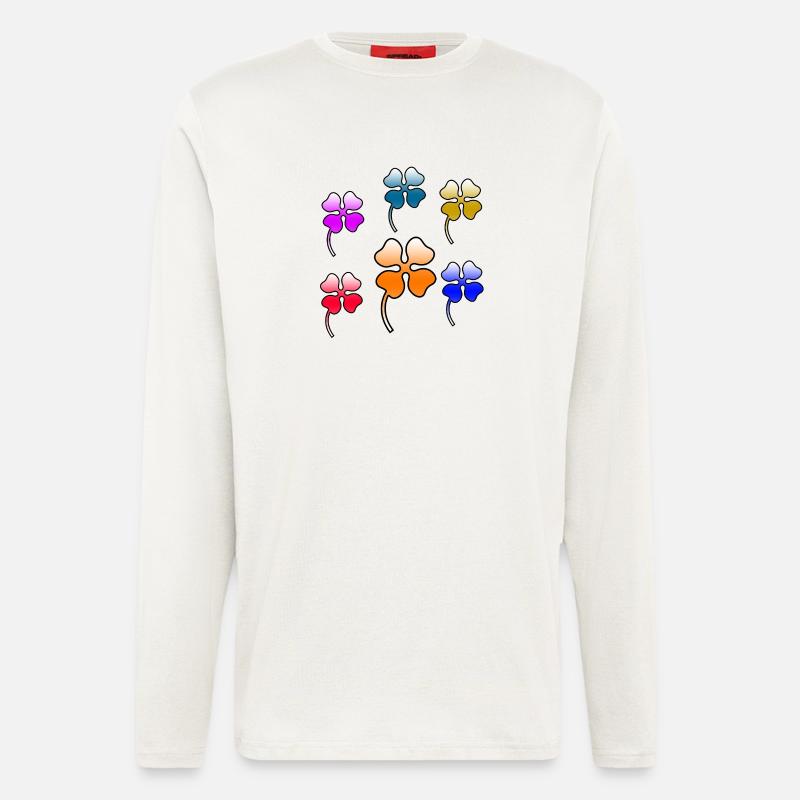 Flowers - Longsleeve - made by SPREAD  - OFF WHITE