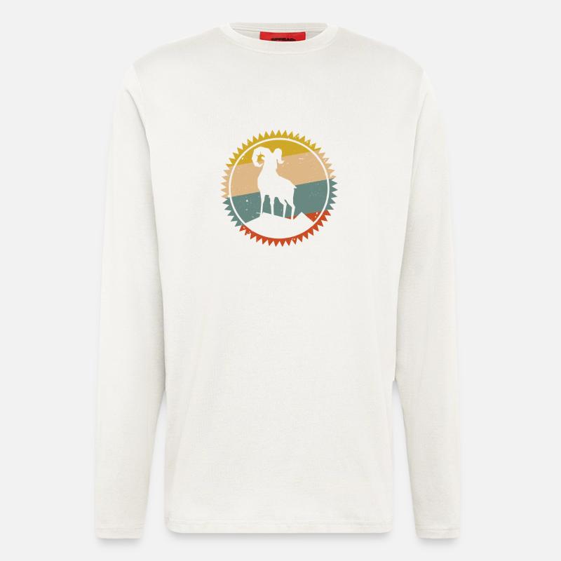 Desert Sunset Camel Emblem - Longsleeve - made by SPREAD  - OFF WHITE