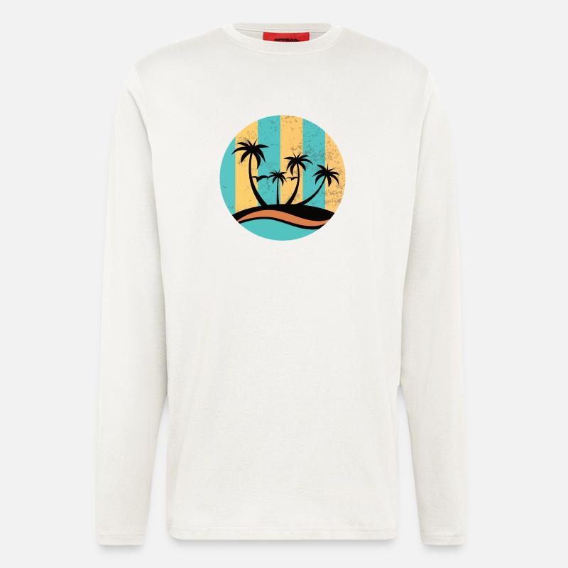 Beach Circle - Longsleeve - made by SPREAD  - OFF WHITE