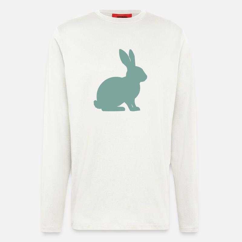 Rabbit Silhouette - Longsleeve - made by SPREAD  - OFF WHITE