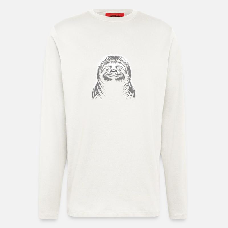 Faultier - Langarmshirt - made by SPREAD - OFF WHITE