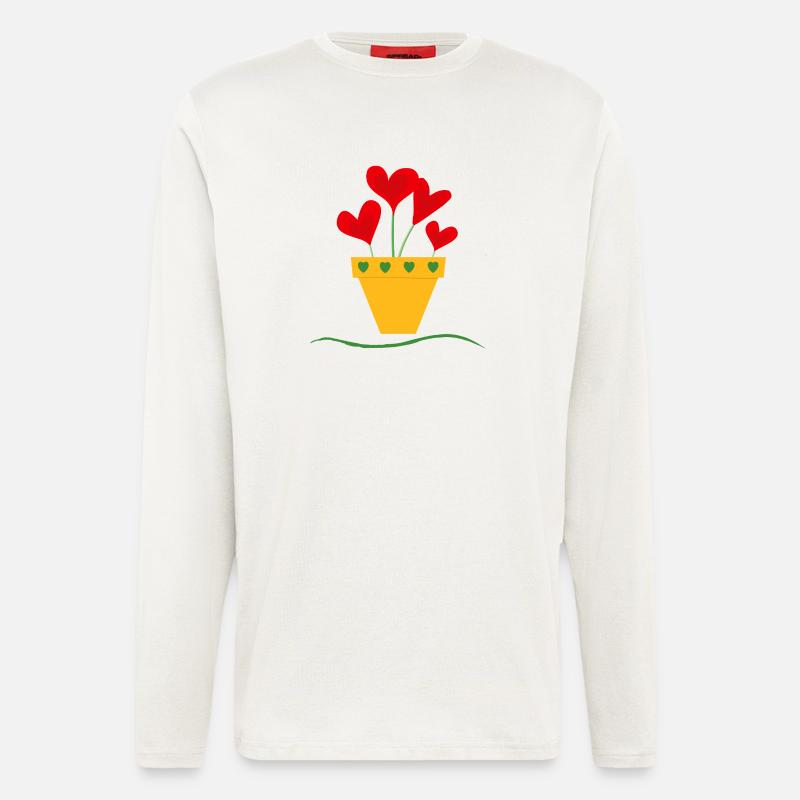 Love pot - Longsleeve - made by SPREAD  - OFF WHITE