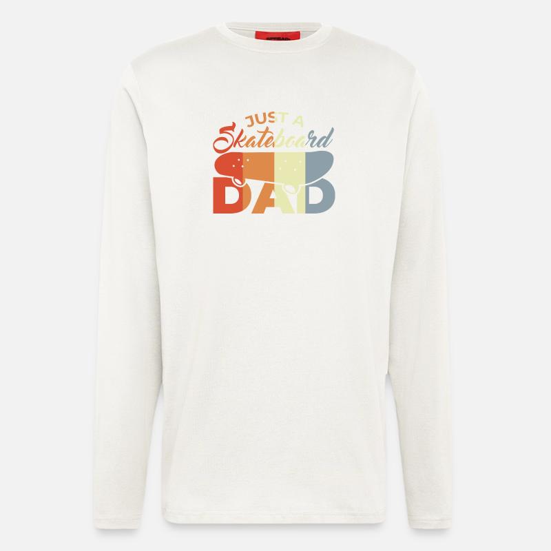 Skateboard Dad - Longsleeve - made by SPREAD  - OFF WHITE