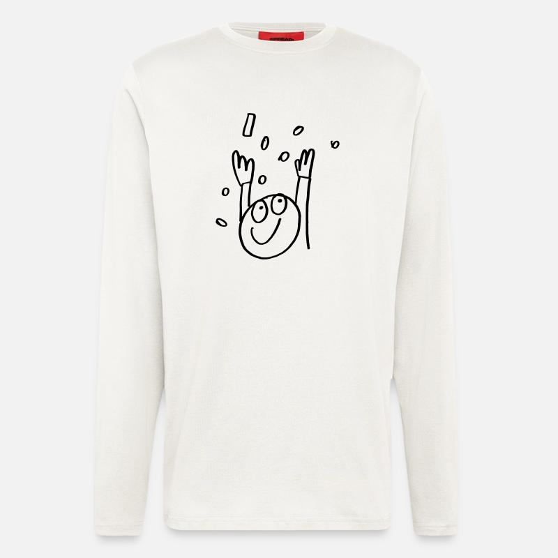 LetsCelebrate - Langarmshirt - made by SPREAD - OFF WHITE