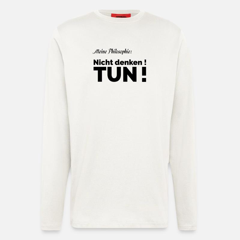 Philosophie - Langarmshirt - made by SPREAD - OFF WHITE