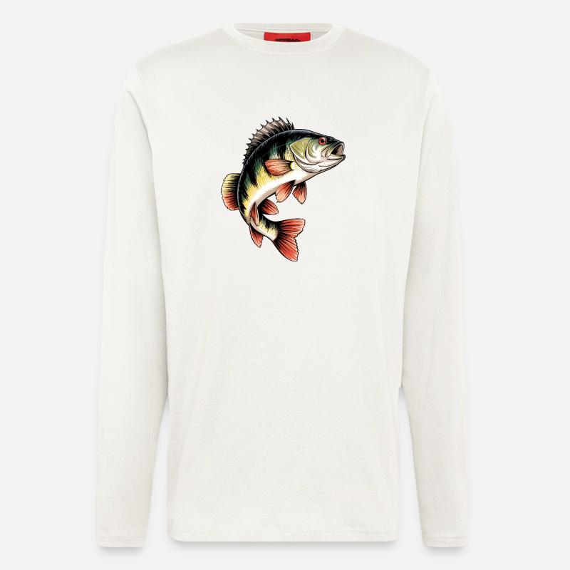 Barsch Motiv - Langarmshirt - made by SPREAD - OFF WHITE