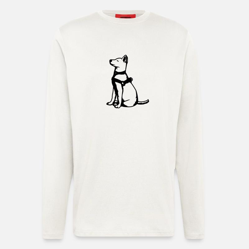 Schäferhund - Langarmshirt - made by SPREAD - OFF WHITE