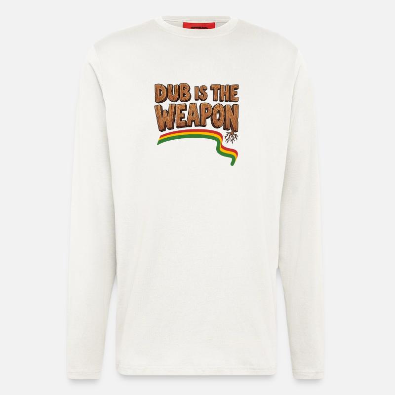 Dub Reggae Weapon - Langarmshirt - made by SPREAD - OFF WHITE