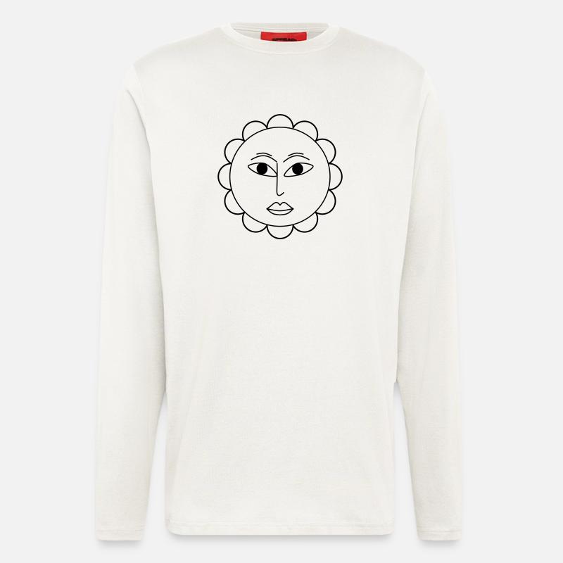 Simple flower - Longsleeve - made by SPREAD  - OFF WHITE