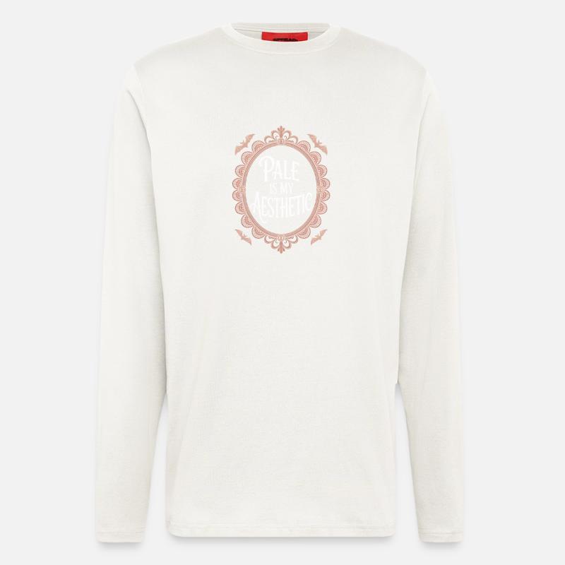 Blass ist meine Ästhetik - Langarmshirt - made by SPREAD - OFF WHITE