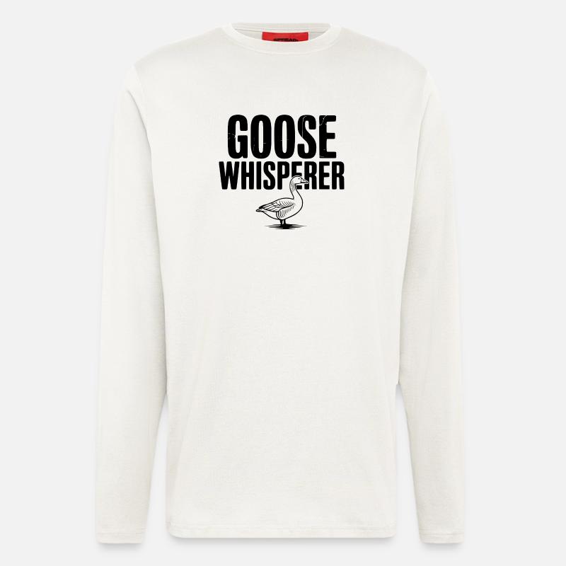 Goose Whisperer - Longsleeve - made by SPREAD  - OFF WHITE