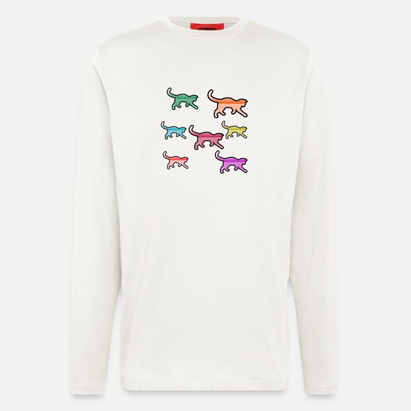 feline - Longsleeve - made by SPREAD  - OFF WHITE
