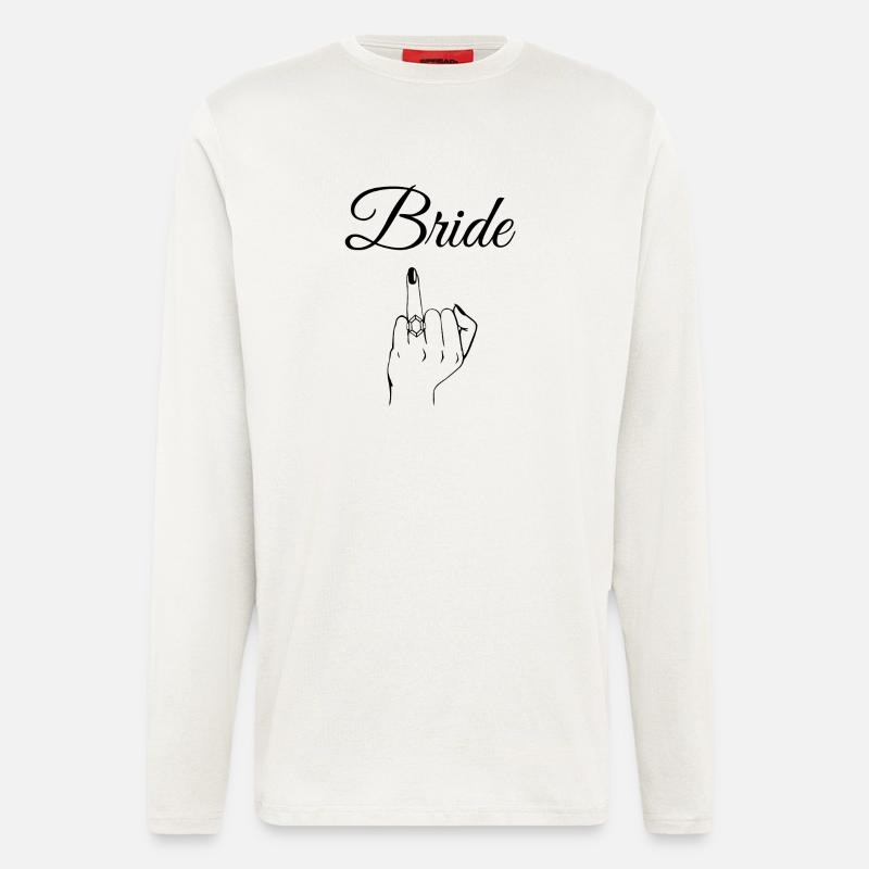 Edgy Bride Ring - Longsleeve - made by SPREAD  - OFF WHITE