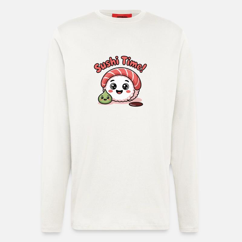 Sushi Time Roll Icon - Longsleeve - made by SPREAD - OFF WHITE
