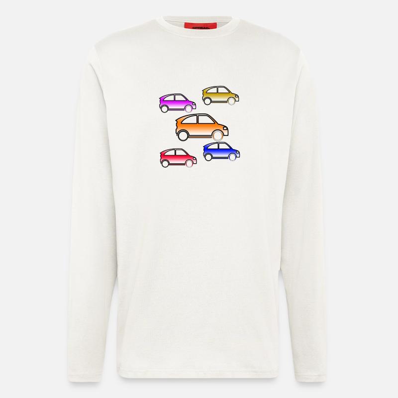 Autos - Langarmshirt - made by SPREAD  - OFF WHITE