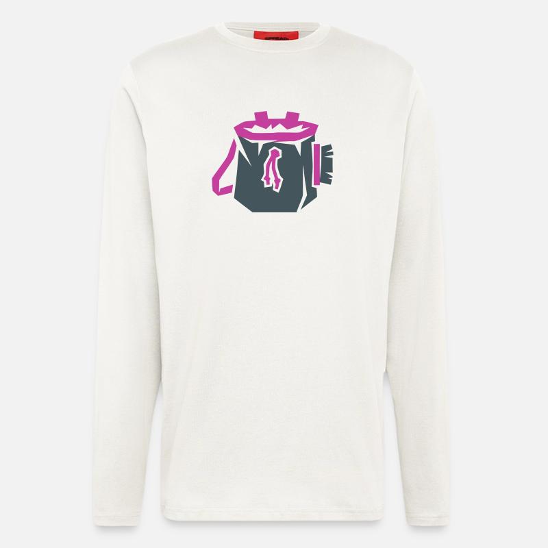 Chalkbag Climbing Bouldering Vector - Longsleeve - made by SPREAD - OFF WHITE