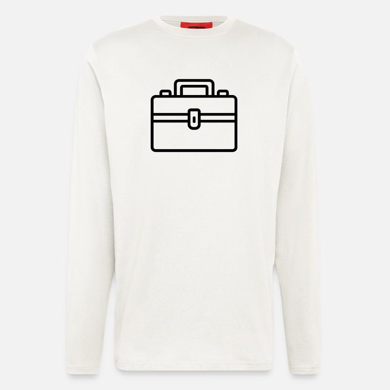 Werkzeugkasten - Langarmshirt - made by SPREAD - OFF WHITE