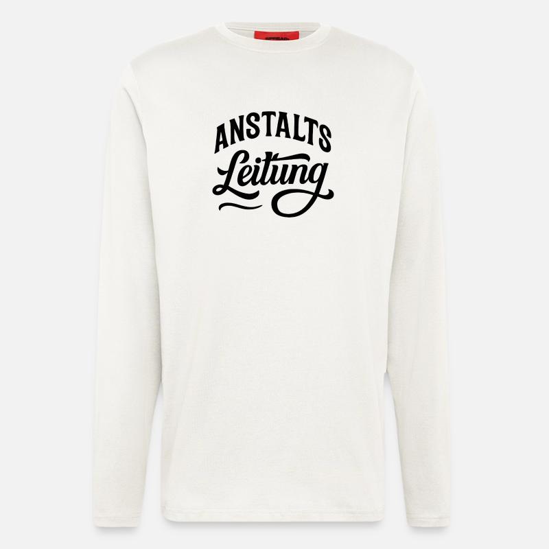 Anstaltsleitung - Langarmshirt - made by SPREAD  - OFF WHITE