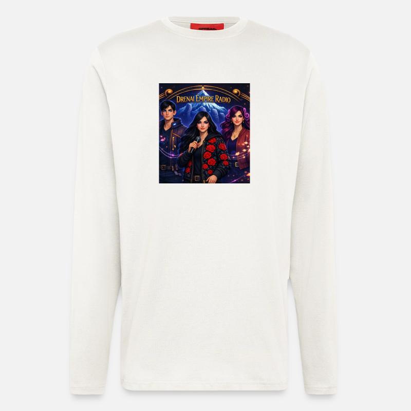 Radio Banner Tee - Longsleeve - made by SPREAD  - OFF WHITE