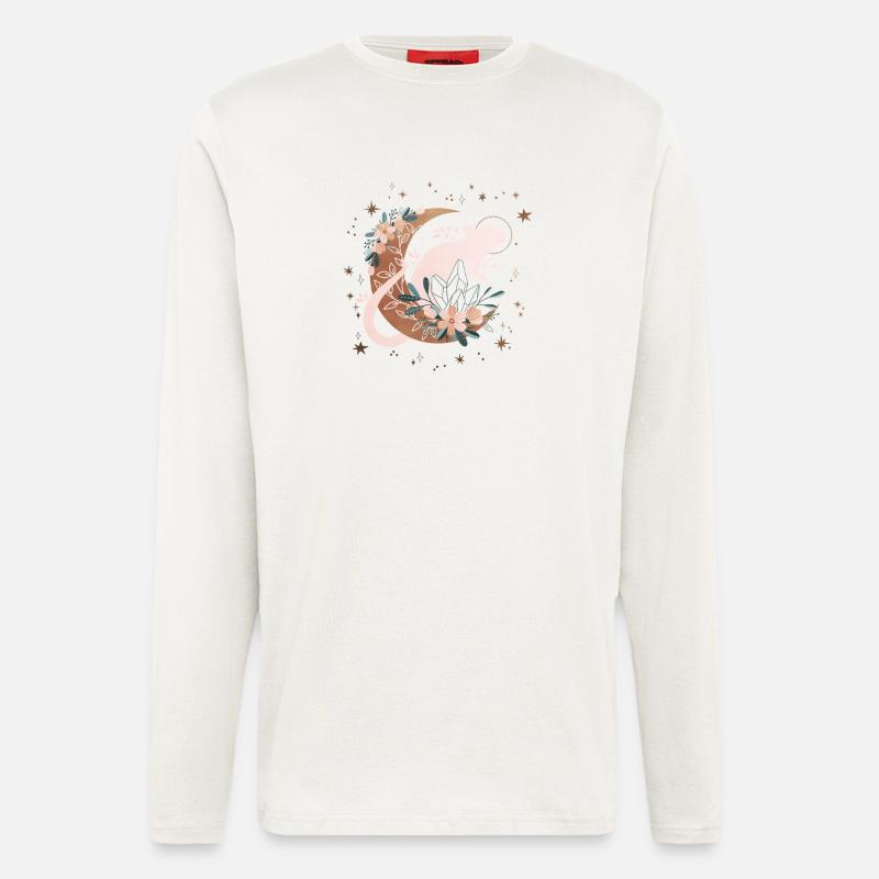 Celestial Moon Rat - Longsleeve - made by SPREAD  - OFF WHITE