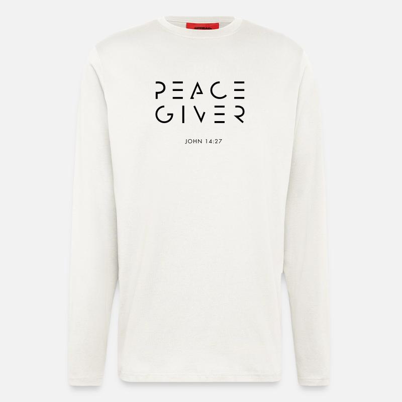 PEACEGIVER - Langarmshirt - made by SPREAD - OFF WHITE