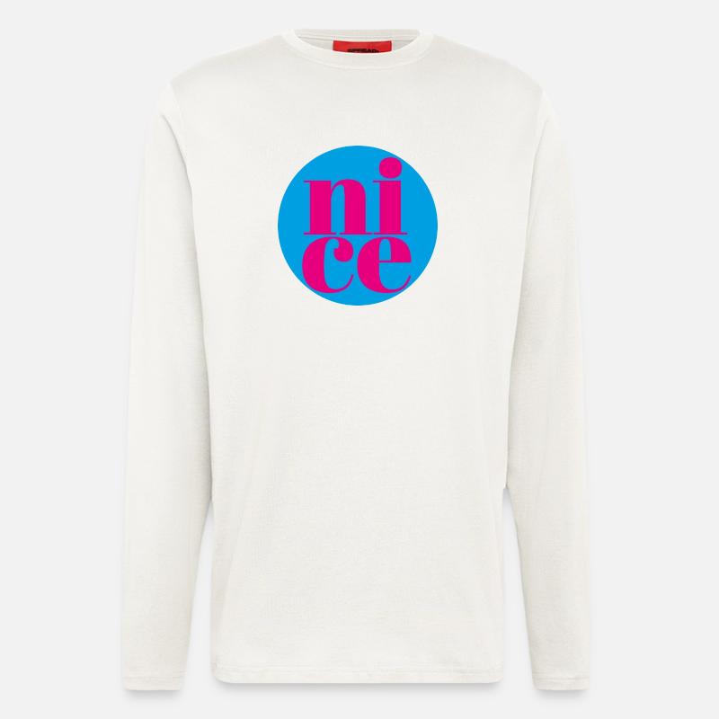 nice - Longsleeve - made by SPREAD  - OFF WHITE
